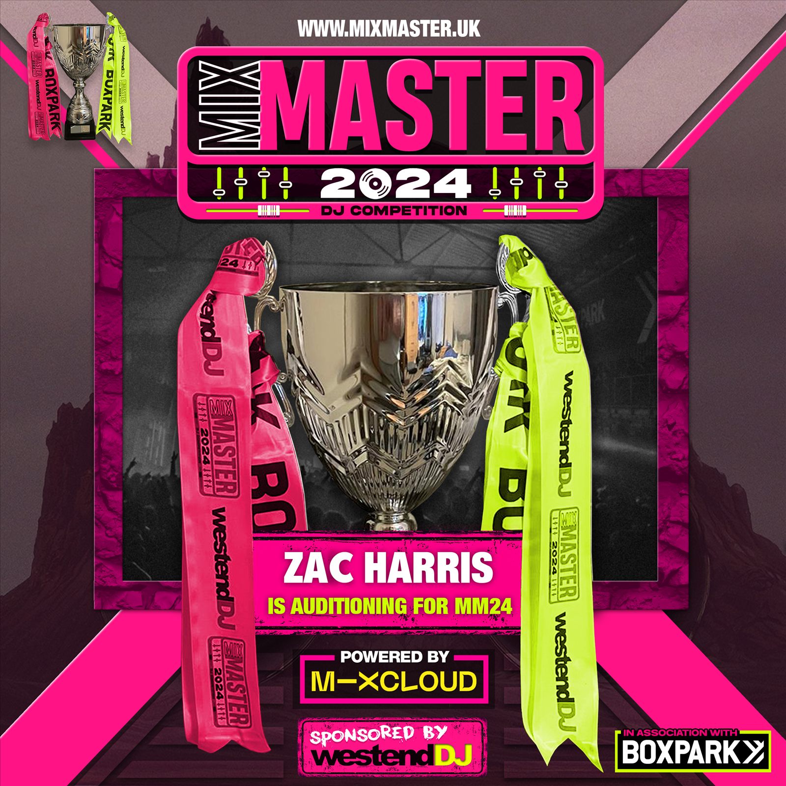 Zac Harris through to the Mixmaster 2024 final