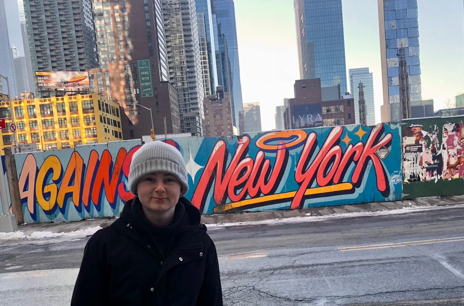 Newcastle DJ Zac Harris in New York City