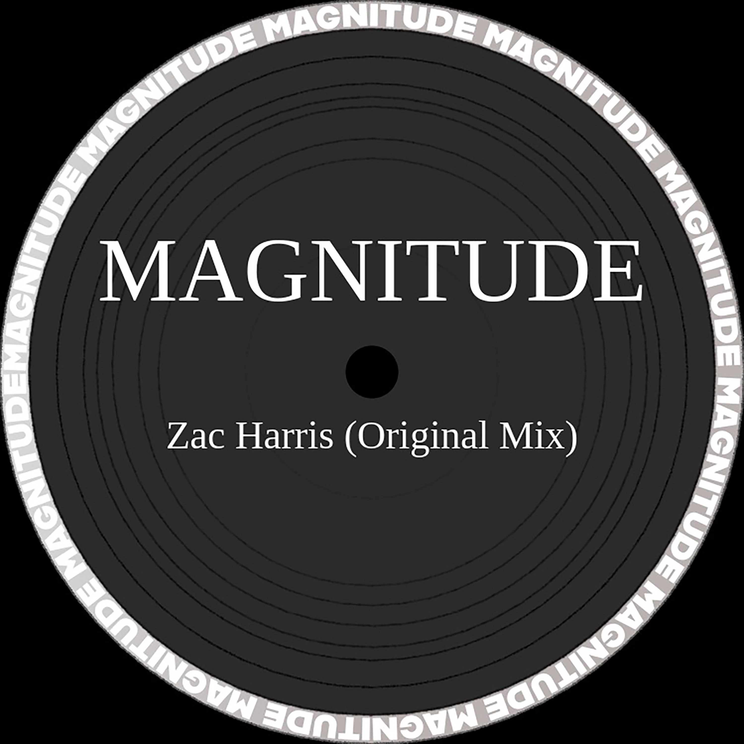 DJ Zac Harris track magnitude album art